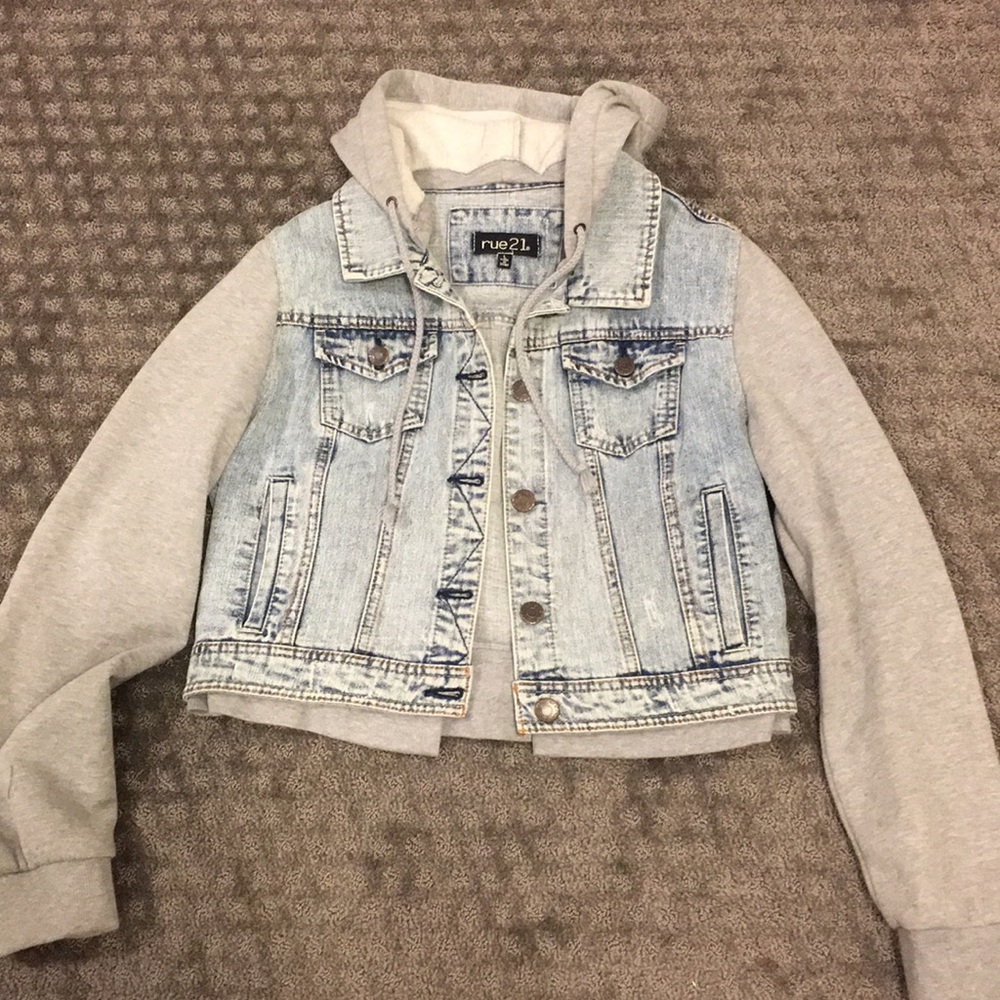 Hooded Jean Jacket